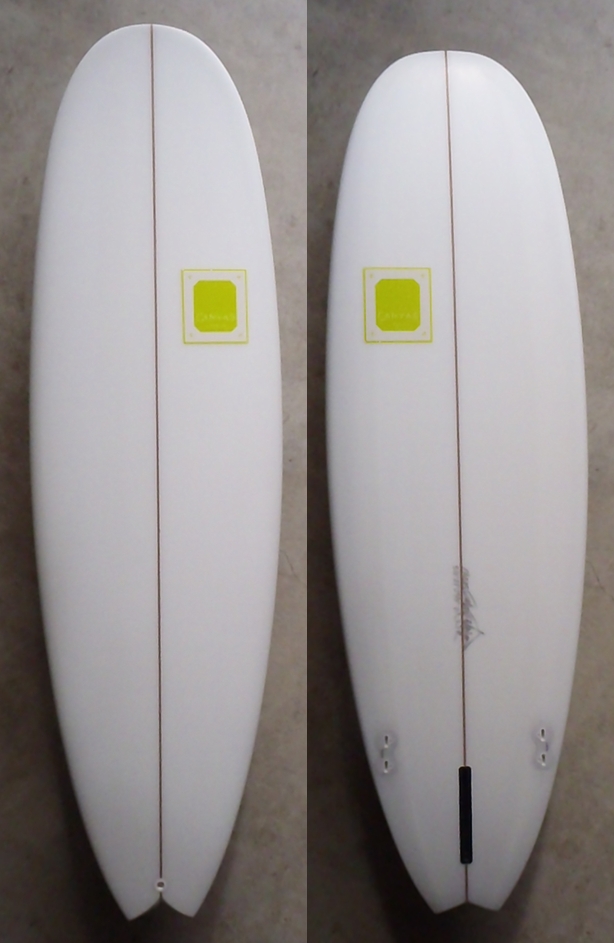 6フィートのロングボード MINI NOSERIDER 5'12