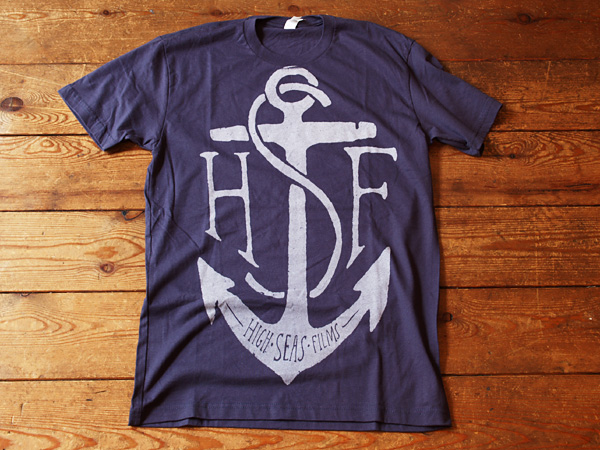 「HIGH SEAS FILMS」ANCHOR S/S Tee  Sサイズ