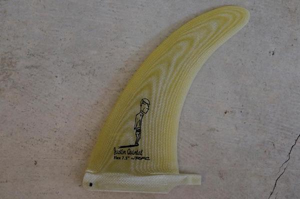 【Rainbow fin】Justin Quintal Flex FIN 7.5" Yellow