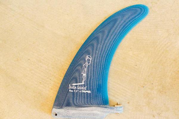 【Rainbow fin】Justin Quintal Flex FIN 7.5" BLUE