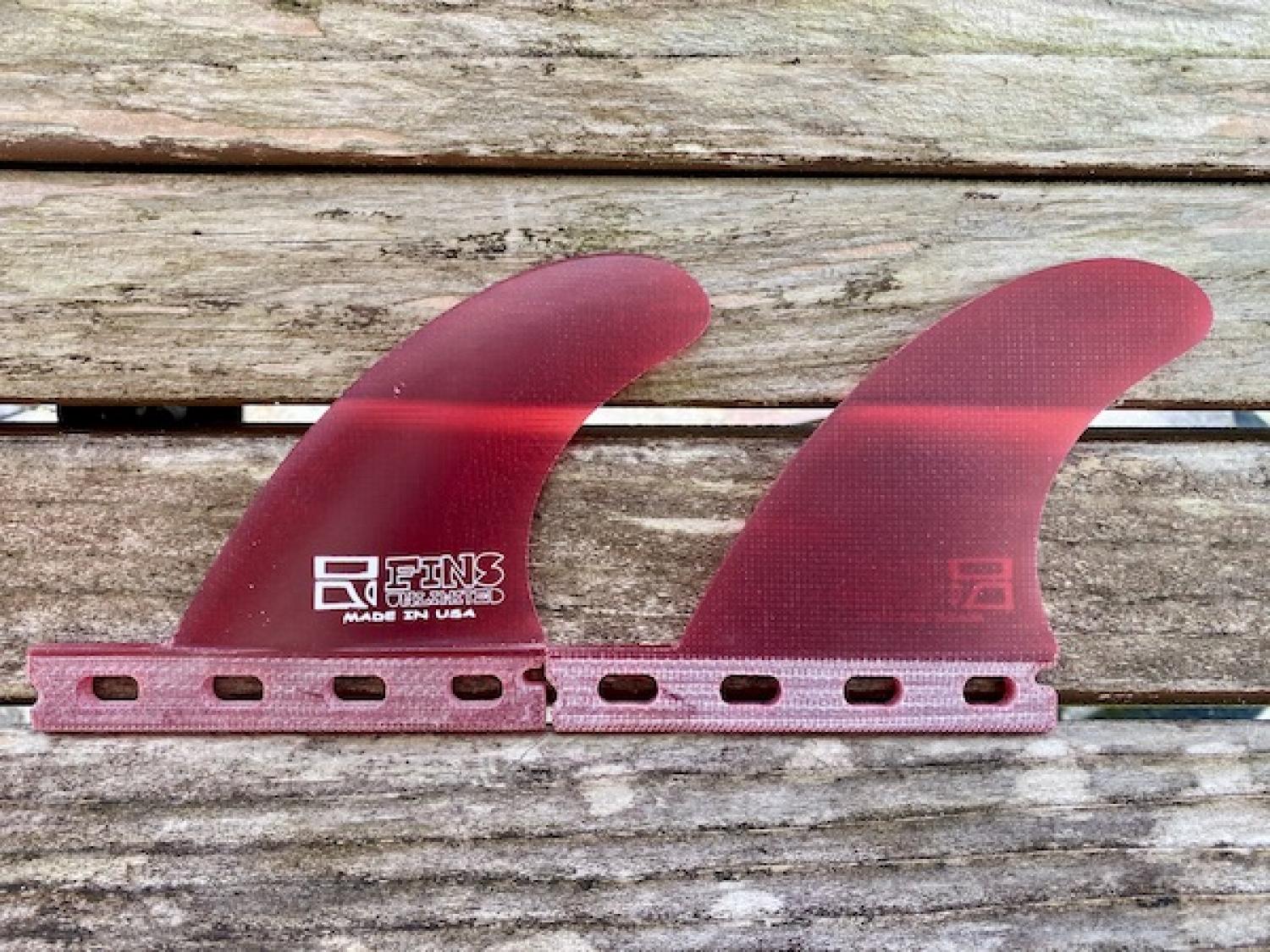 3.5 SIDE BITE - FUTURE RED SOLID FIBERGLASS【FINSUNLIMITED】