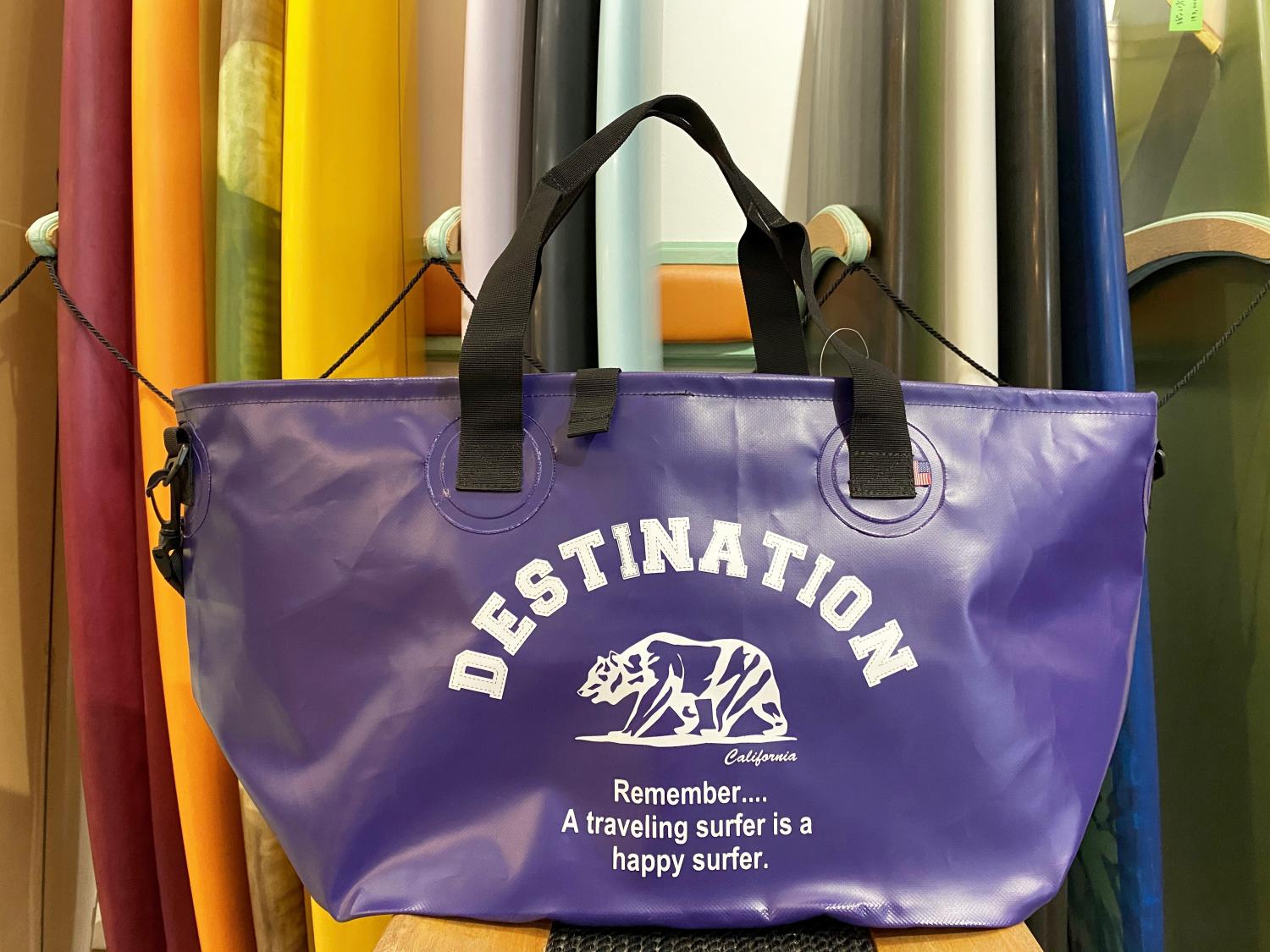 DESTINATION WET TOTE BAG BEAR LOGO PPL