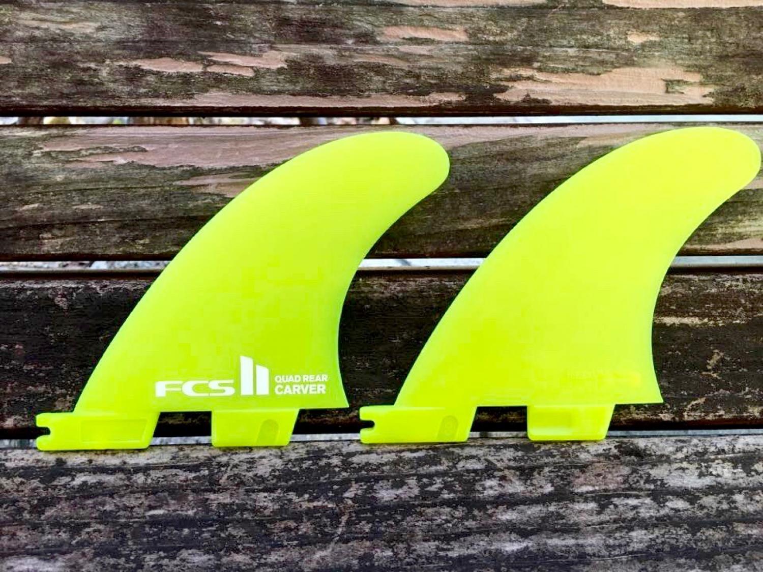 FCS2carver neo glass quad rear fin