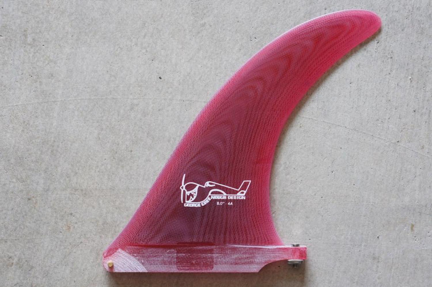 【TRUE AMES FIN】George Greenough Design 4A 8.0" Red