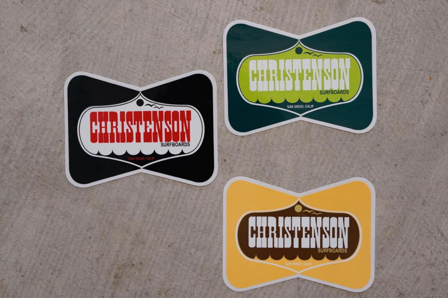 WESTERN LOGO STICKER　[CHRISTENSON SURFBOARDS] 