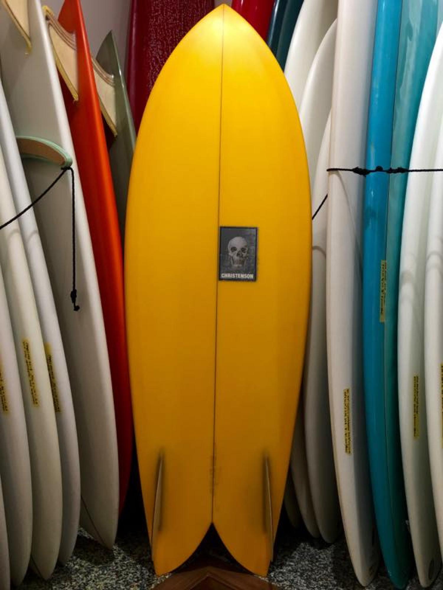 TWIN FISH 5.5 FH Yellow Tint [CHRISTENSON SURFBOARDS] 