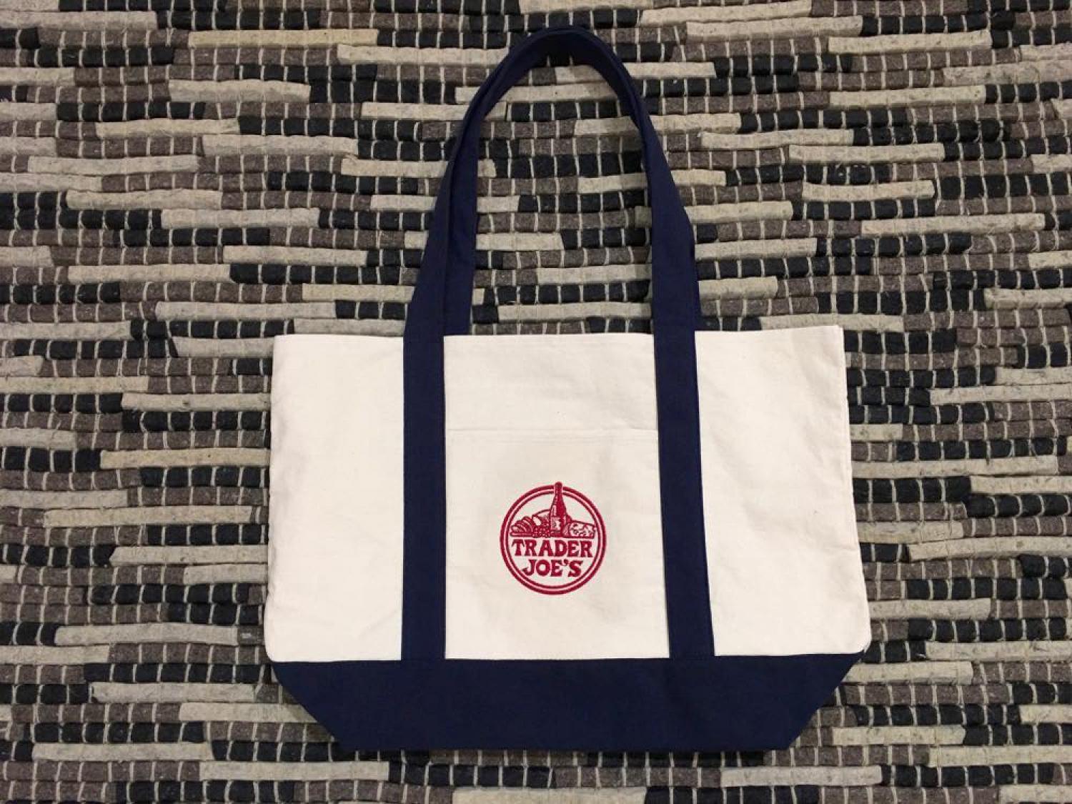 TRADER JOE'S Reusable Cotton Tote Bag