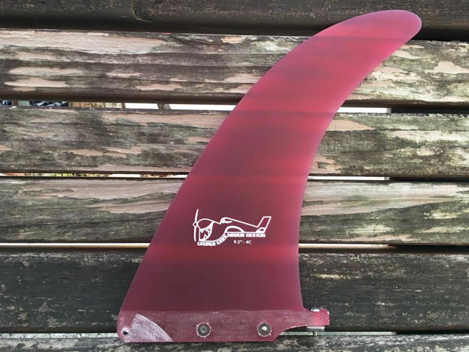 4C 9.5 Red Kumano System George Greenough Design 【TRUE AMES FIN】