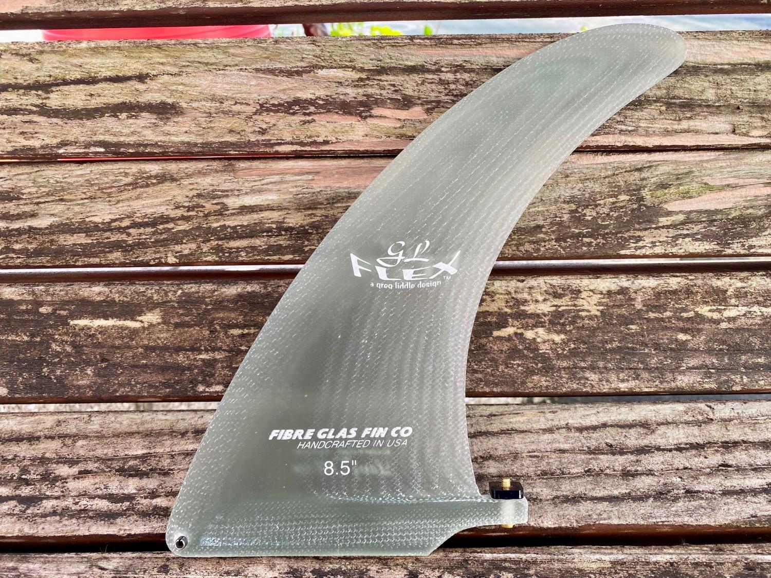 8.5 Greg Liddle Fins Wide Volan Clear【FIBRE GLAS FIN】