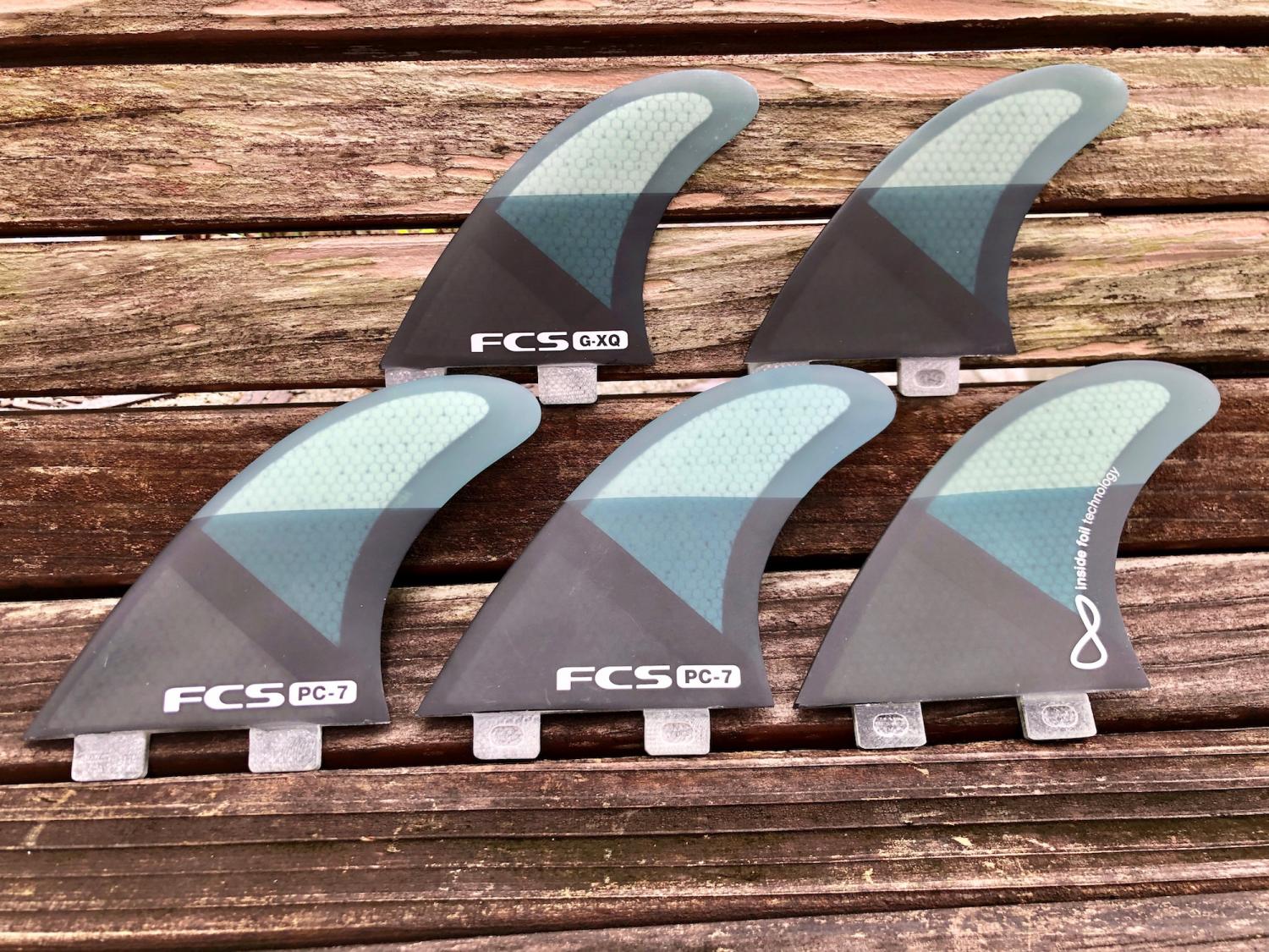 FCS PC-7 Tri-Quad Fins Set