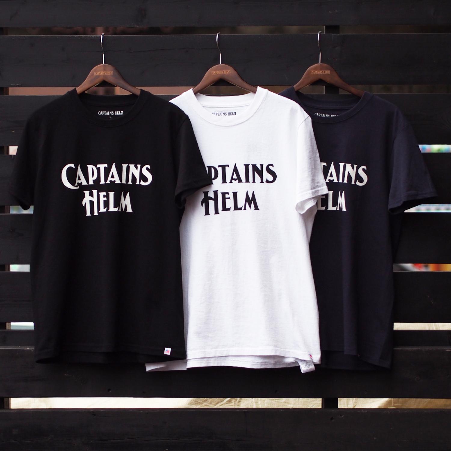 CAPTAINS HELM USA MADE LOGO TEE