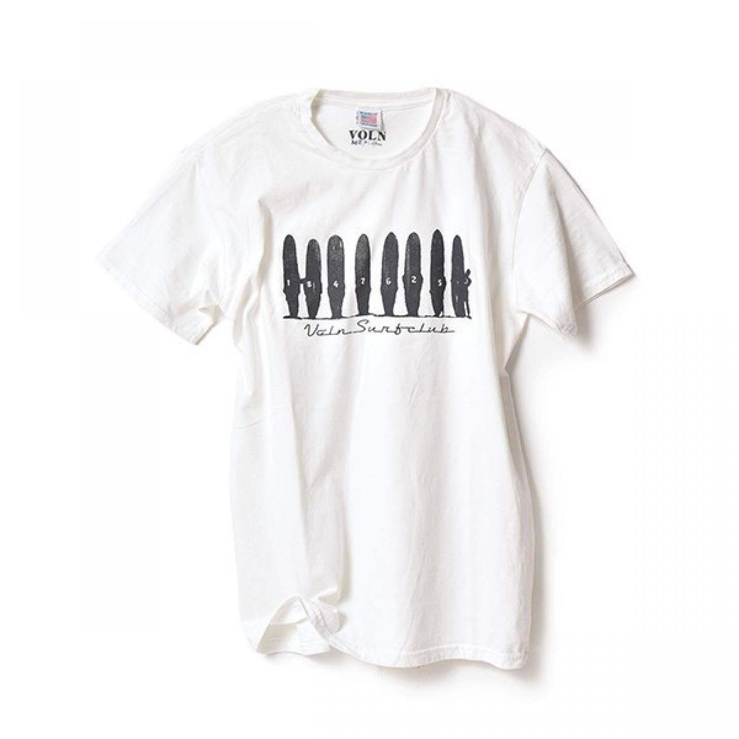 VOLN surf club Tee WHITE