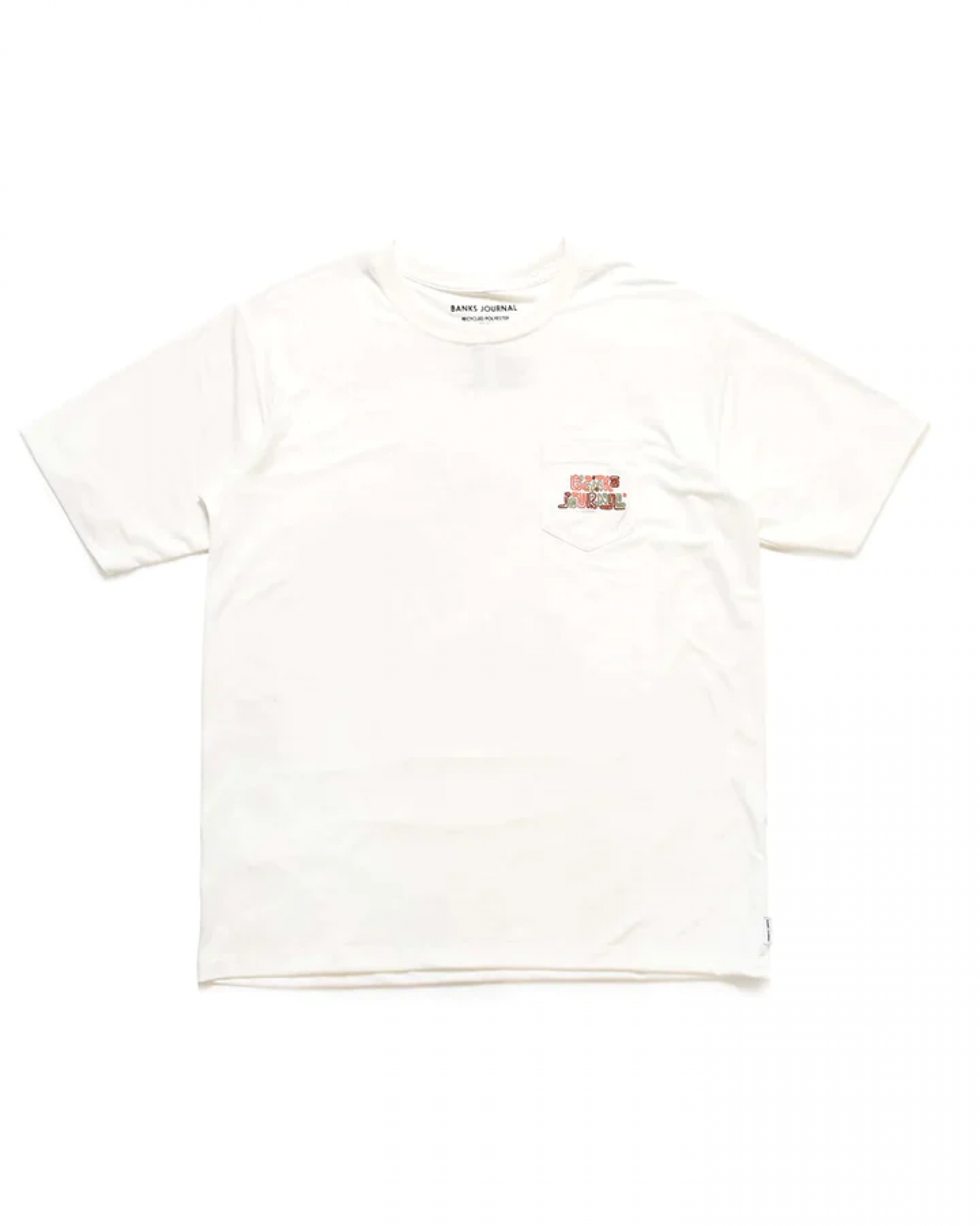 BANKS JOURNAL MORA  HYBRID TEE WHT