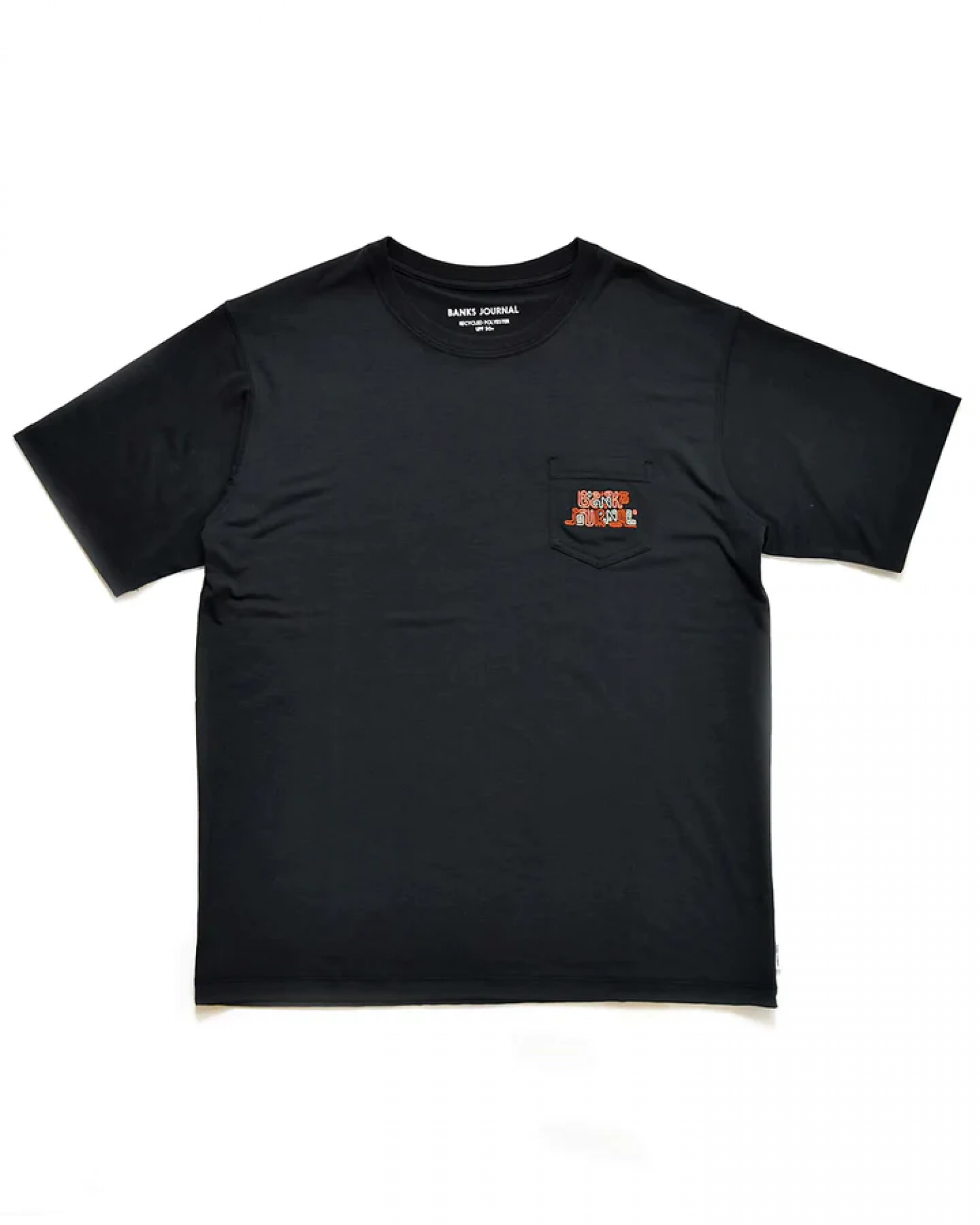 BANKS JOURNAL MORA  HYBRID TEE BLK