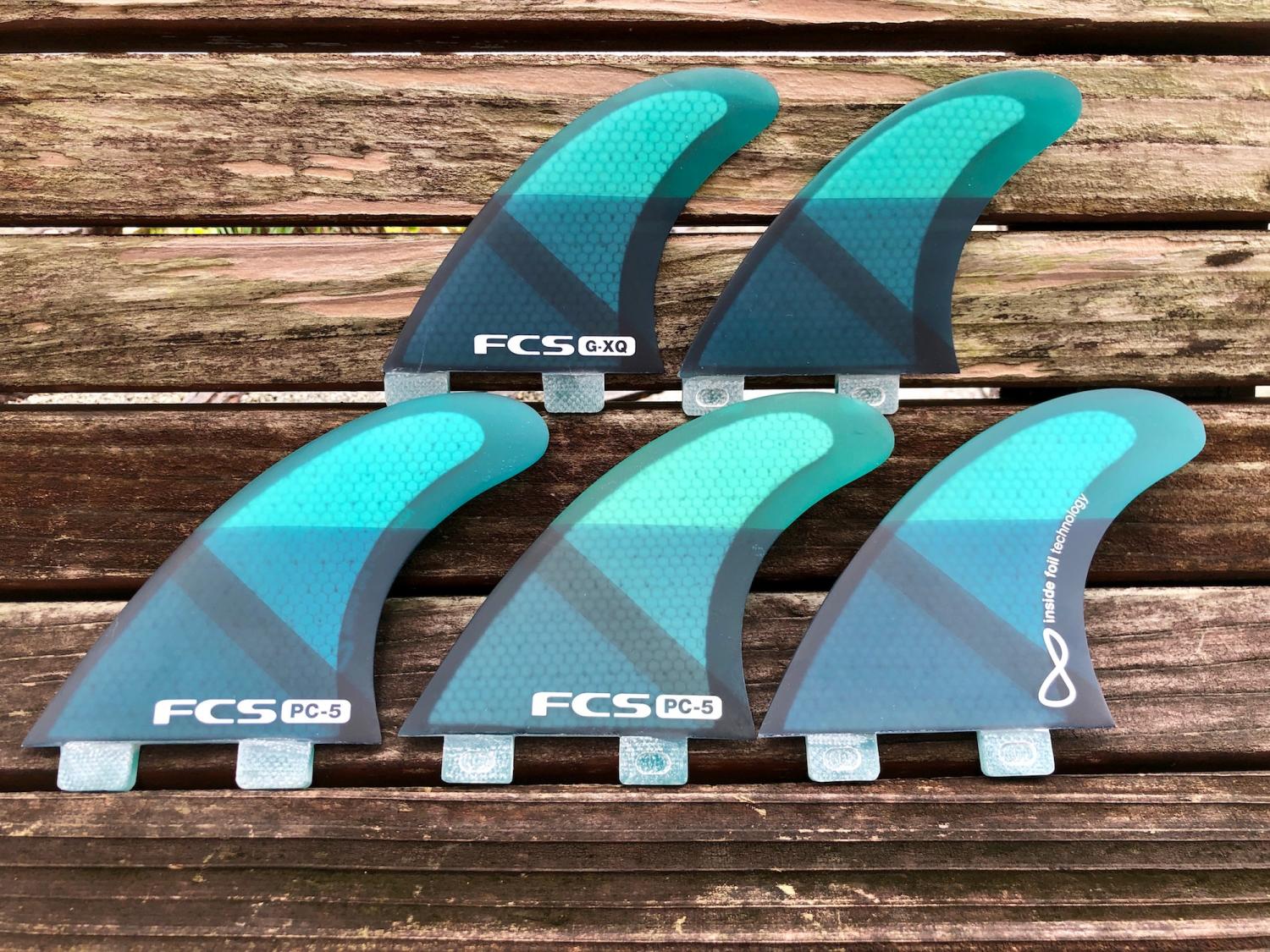 FCS PC-5 Tri-Quad Fins Set