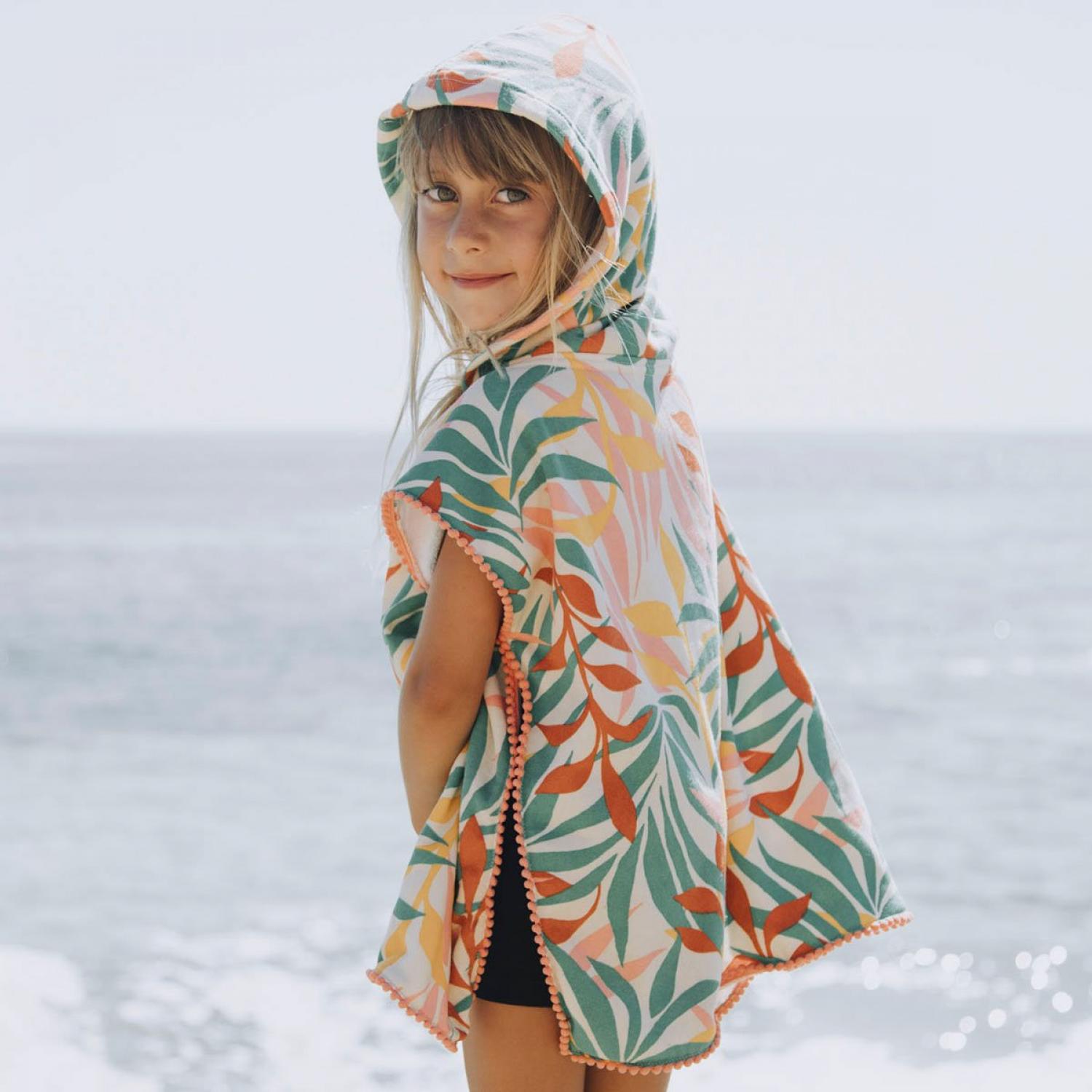 Mini Seea Mini Poncho Vida Green