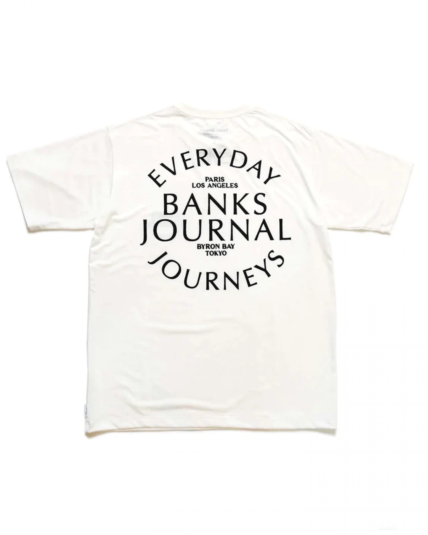 BANKS JOURNAL ELI HYBRID TEE WHT