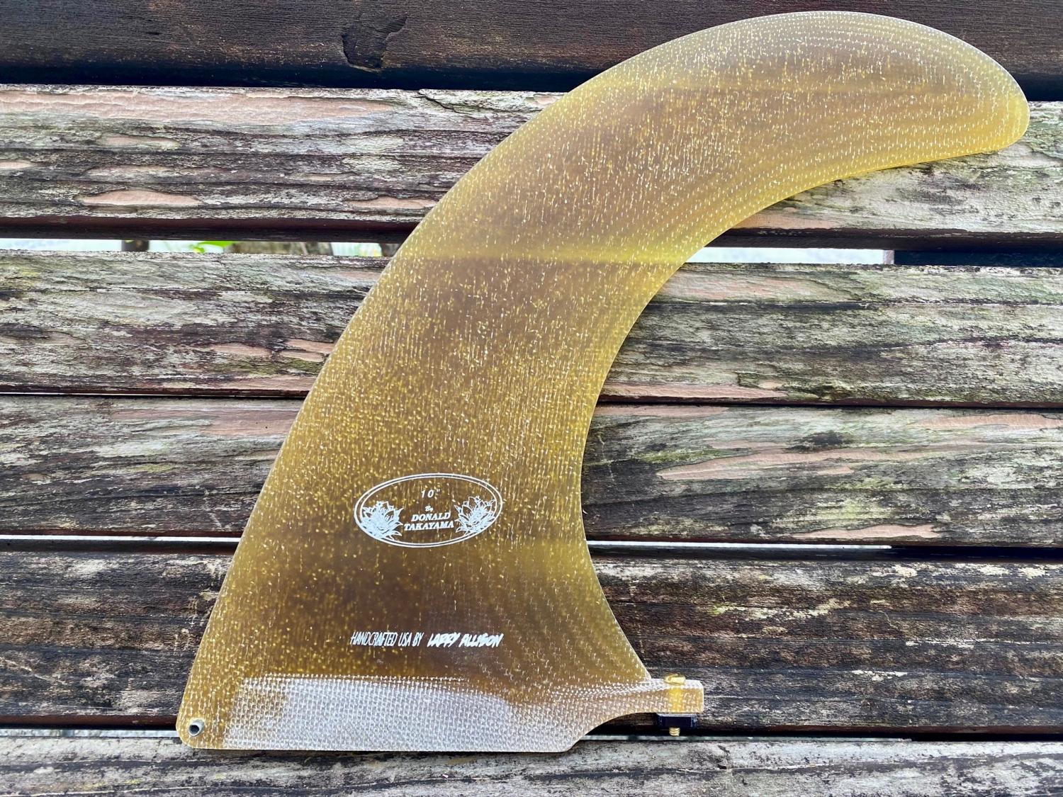 10.0 DT Flex FIN Amber Tint VOLAN【Hawaiian Pro Designs】