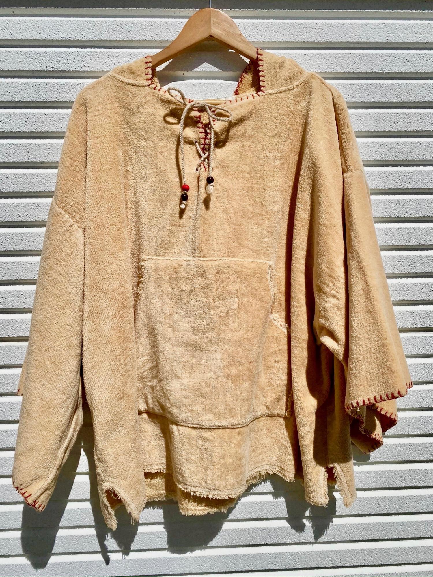 SEA OF LOTUS Changing Poncho Tina BEIGE Medium