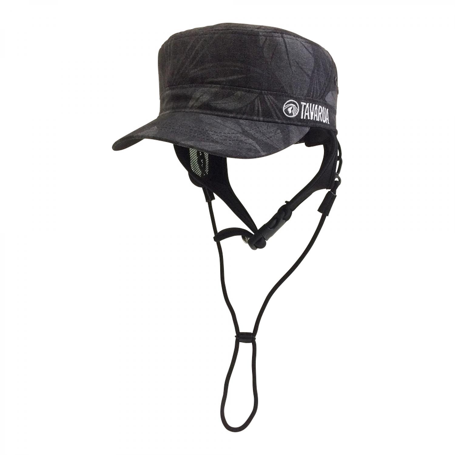 TAVARUA ウォームサーフCAP LEAF VINTAGE BLACK