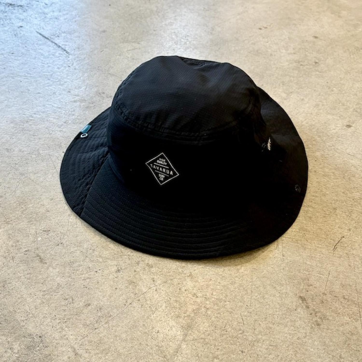 TAVARUA ウォームサーフCAP BOTANICAL BLACK