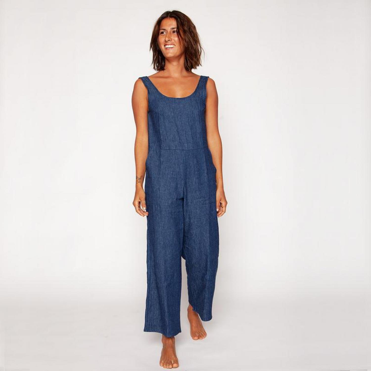 Seea Billie Jumpsuit Hemp Denim