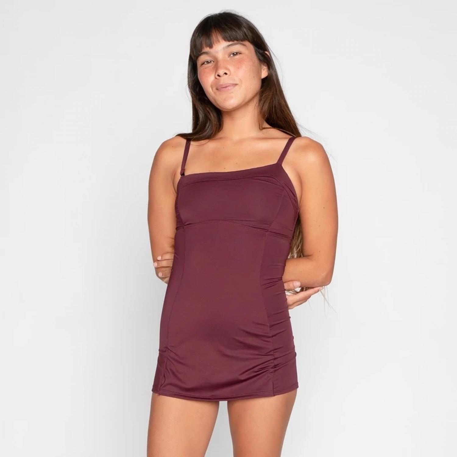 Seea Bolinas One Piece Burgandy