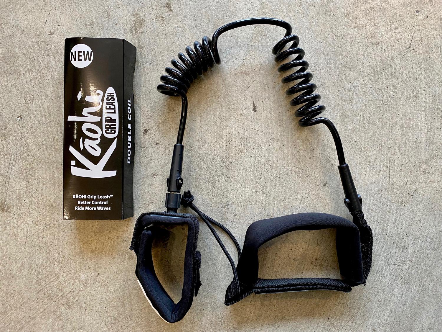 Kaohi Double Coil Grip Leash 6' Ankle