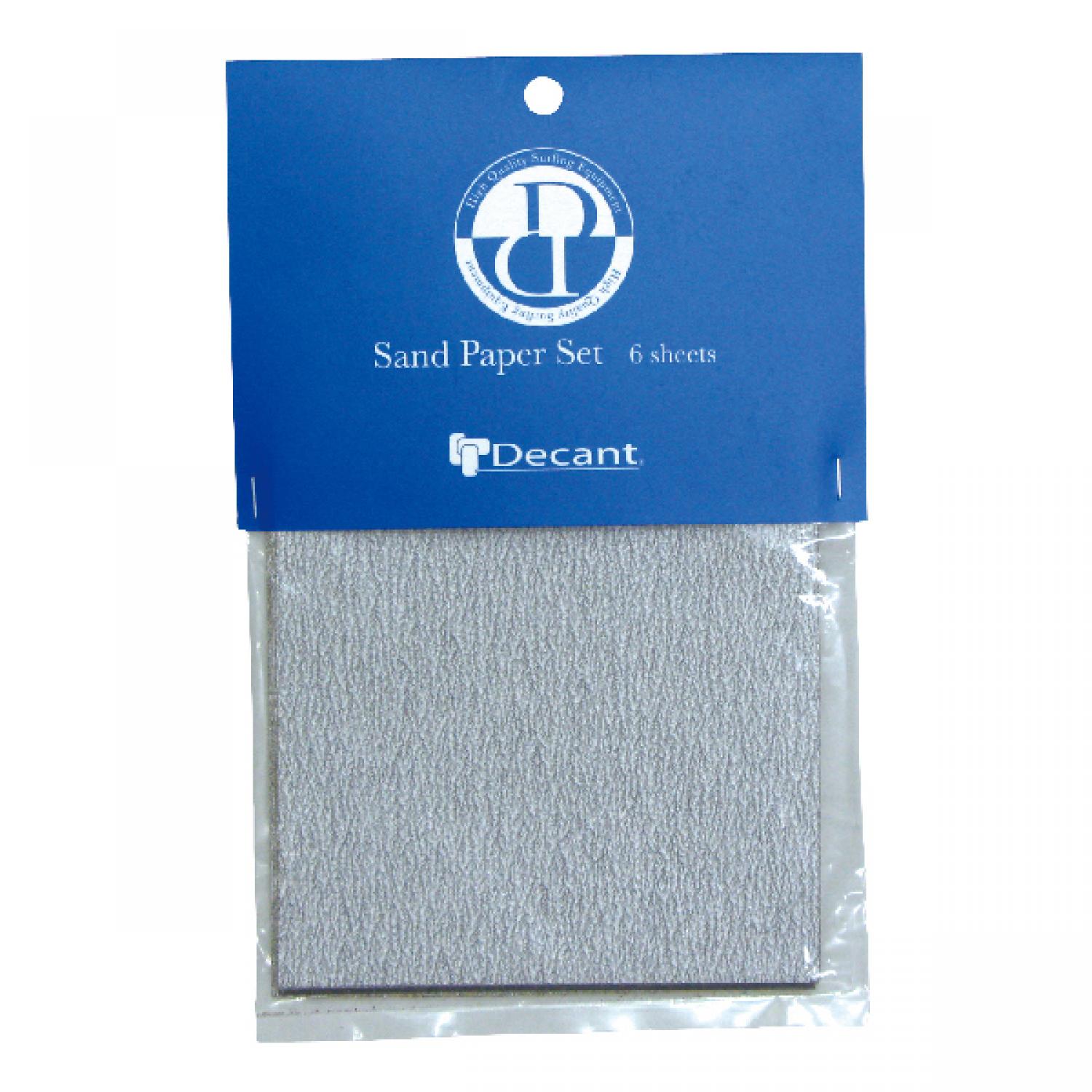 DECANT SAND PAPER SET