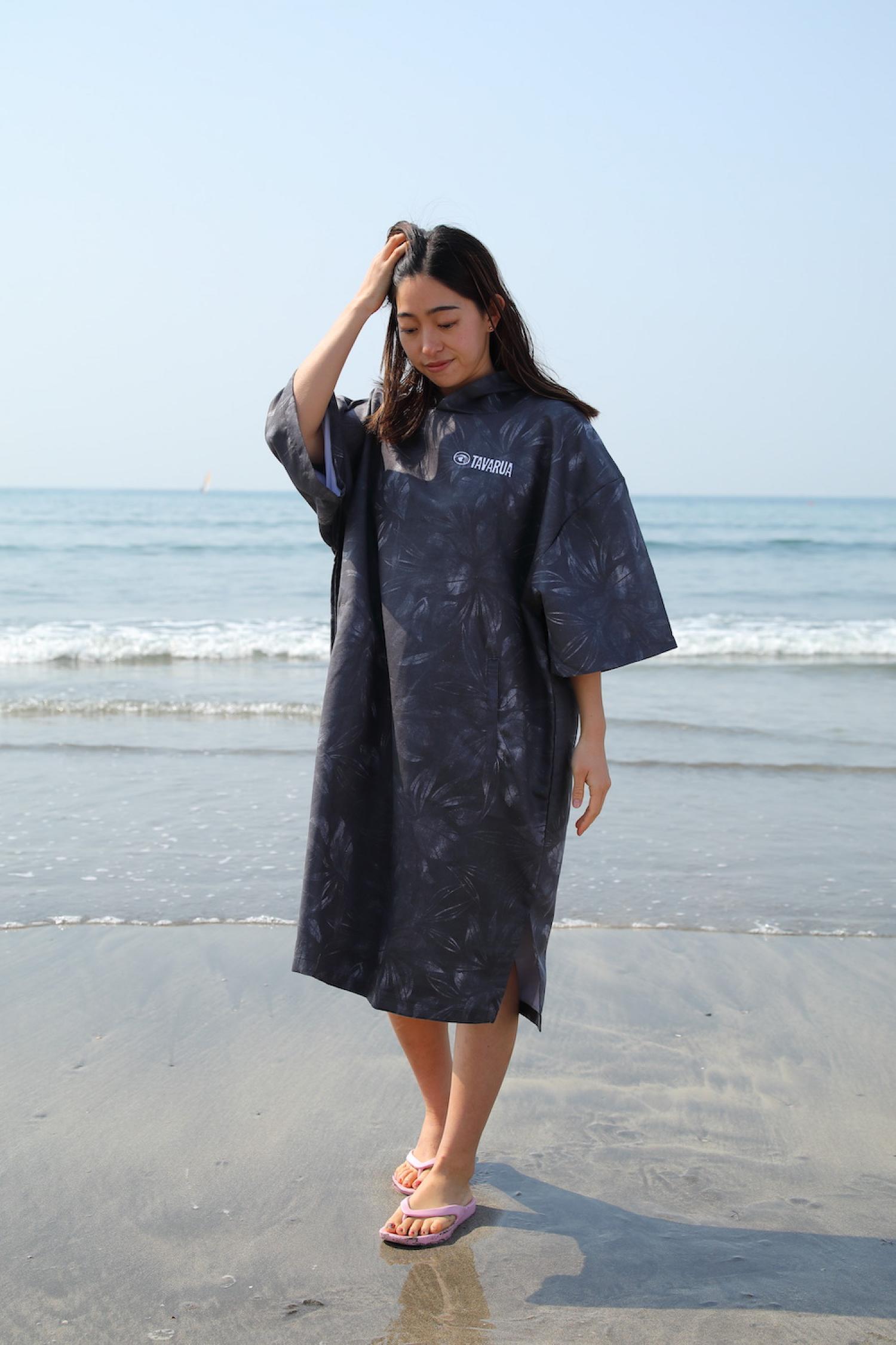 TAVARUA Microfiber Poncho Limited color LEAF VINTAGE