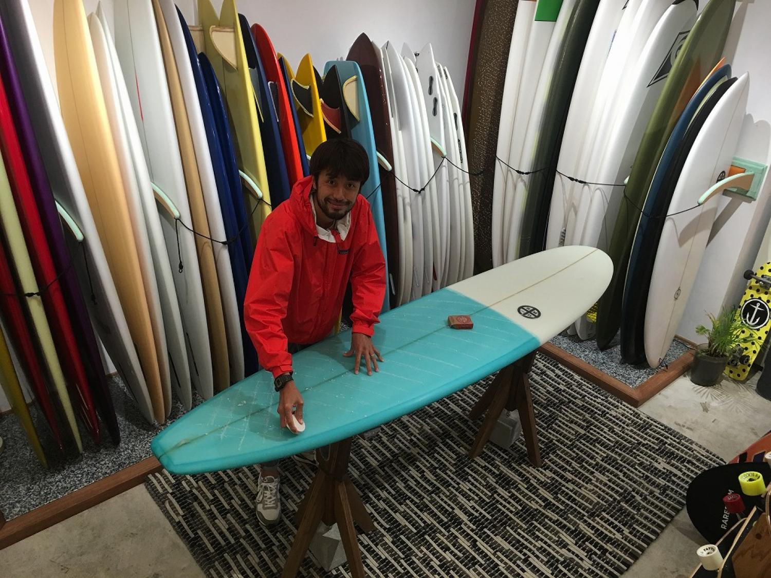 今日のYES  SURFER  「RMD SURFBOARDS Egg 8.0」 1