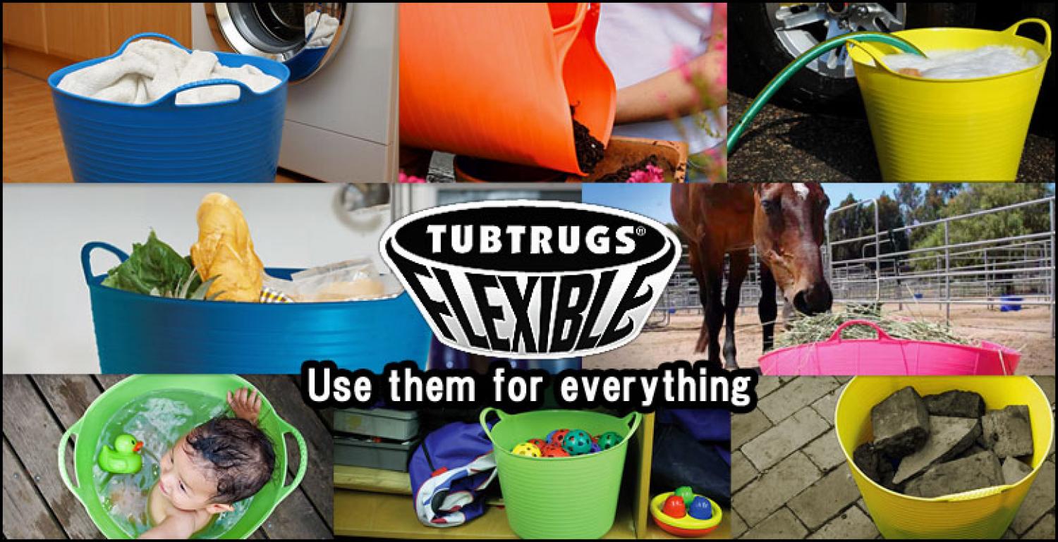 着替えや持ち運びに便利！ TUBTRUGS FLEXIBLE BUCKET