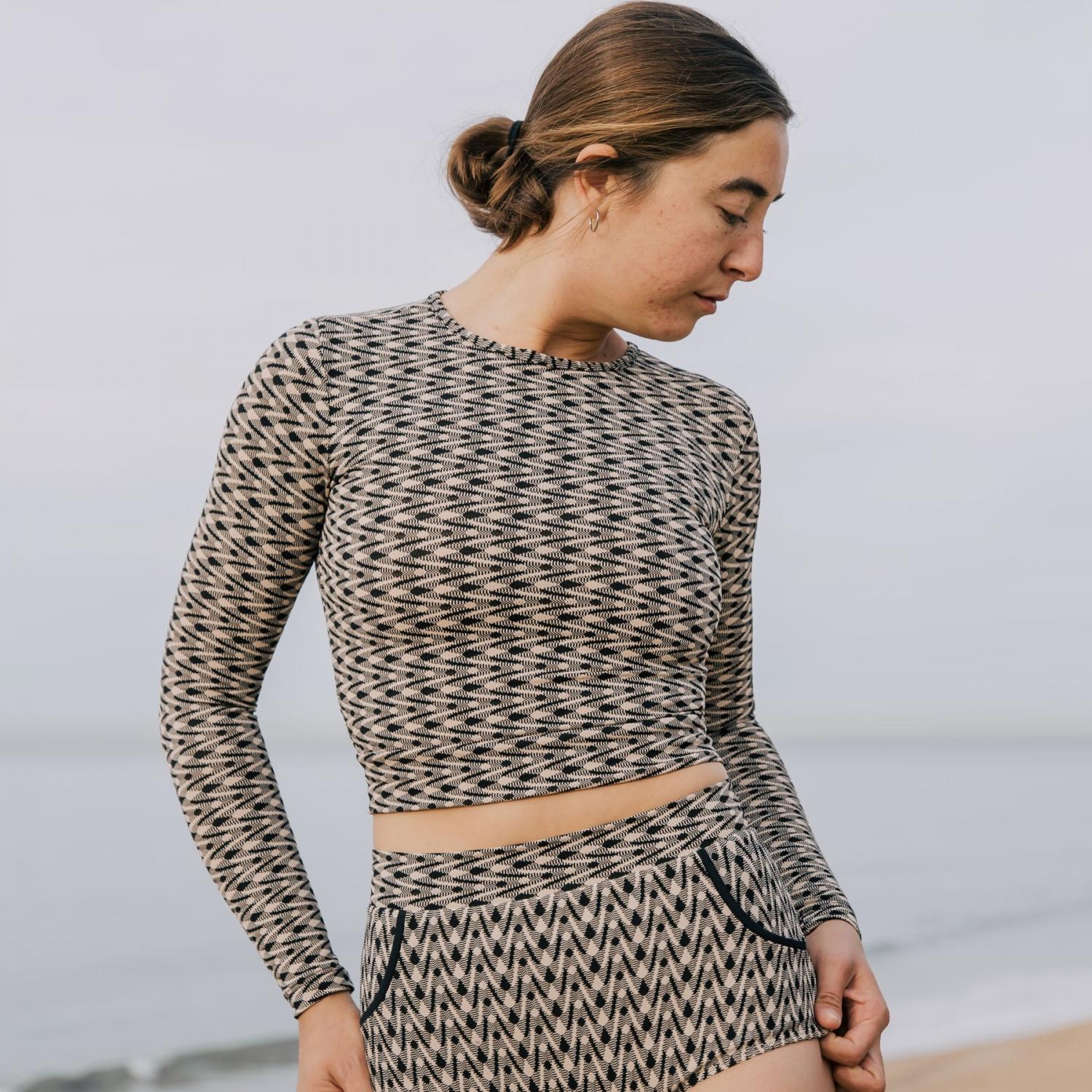 Seea Palomar Crop Top Rashguard Aries