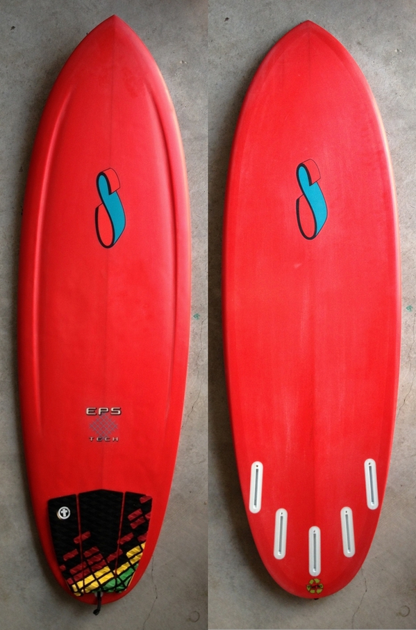 USED BOARDS （STRETCH SURFBOARDS 「QUAD FISH　5'7"」 ）