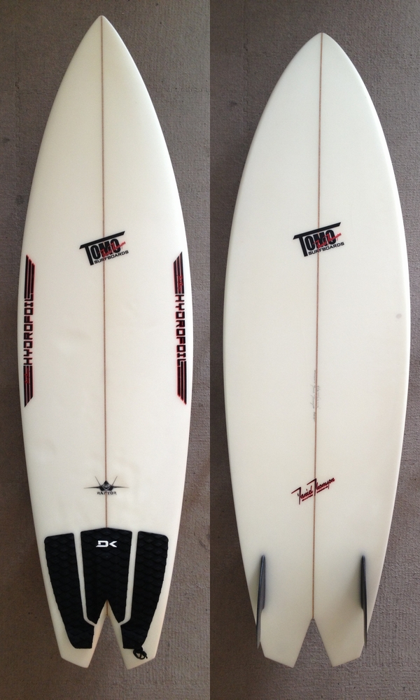 USED BOARDS(TOMO SURFBOARDS FA-22 RAPTOR V1 5'7")