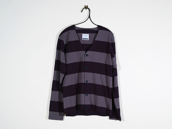 [Captain Fin co.]　BORDER CARDIGAN NAVY / GRAY L