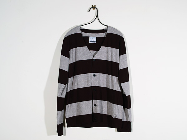 [Captain Fin co.]　BORDER CARDIGAN GREY/BLK  M