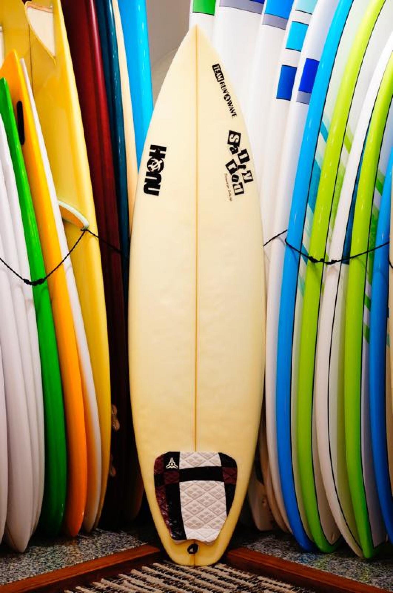 USED BOARDS  6.3 ( salty rod surfboards )