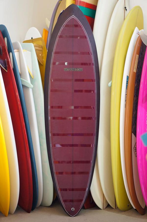 「Mccallum Surfboards * Upside Down Label *6'6" PDX Quad」