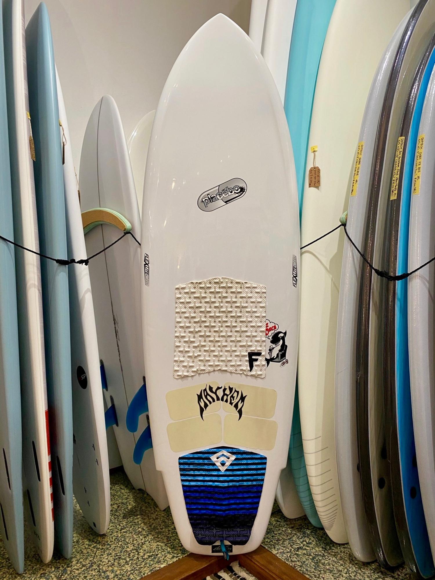 USED SURF BOARDS (PLACEBO LAYZ ORCA 6.0 )