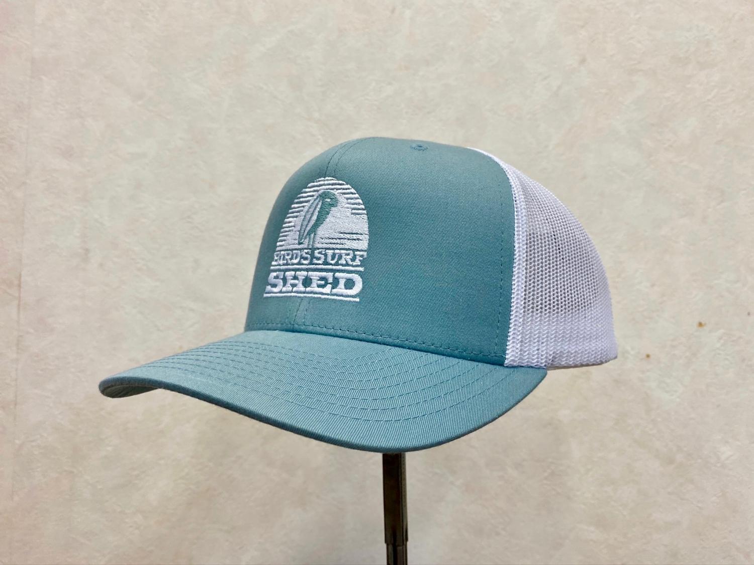 BSS OG Logo Adjustable Trucker Hat Tiffany・White
