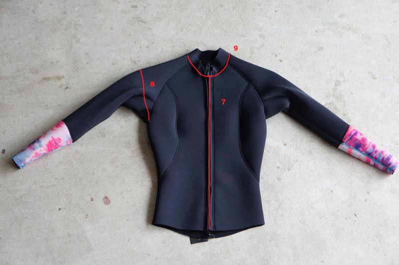 KASSIA + SURF 2mm JACKET Rust|沖縄サーフィンショップ「YES SURF」