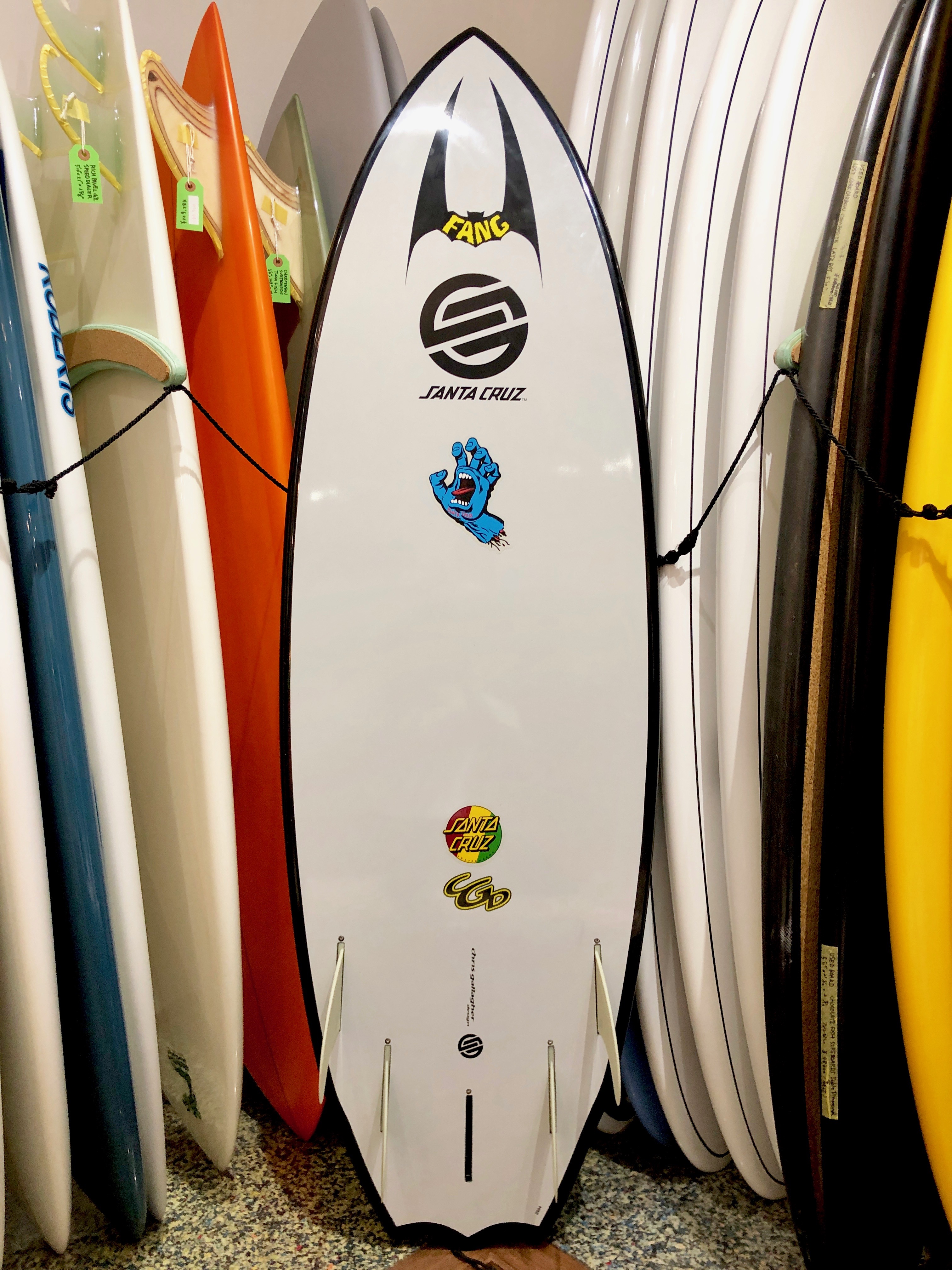 USED BOARDS (SANTACRUZ SURFBOARD FANG DECKS 5.6)|Okinawa surf shop