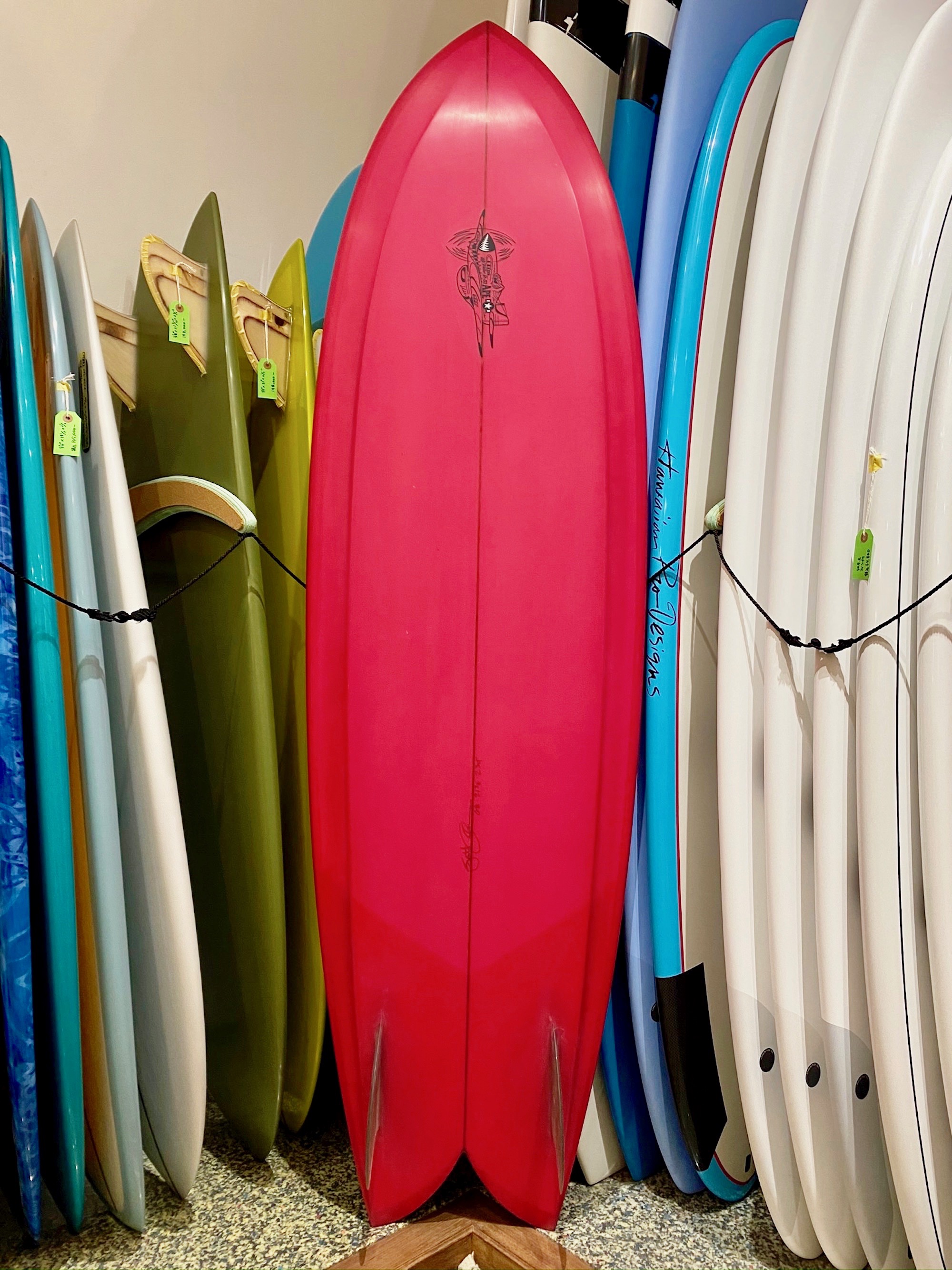 送料込み！Varley surfboard ツインフィッシュ5.9 新品