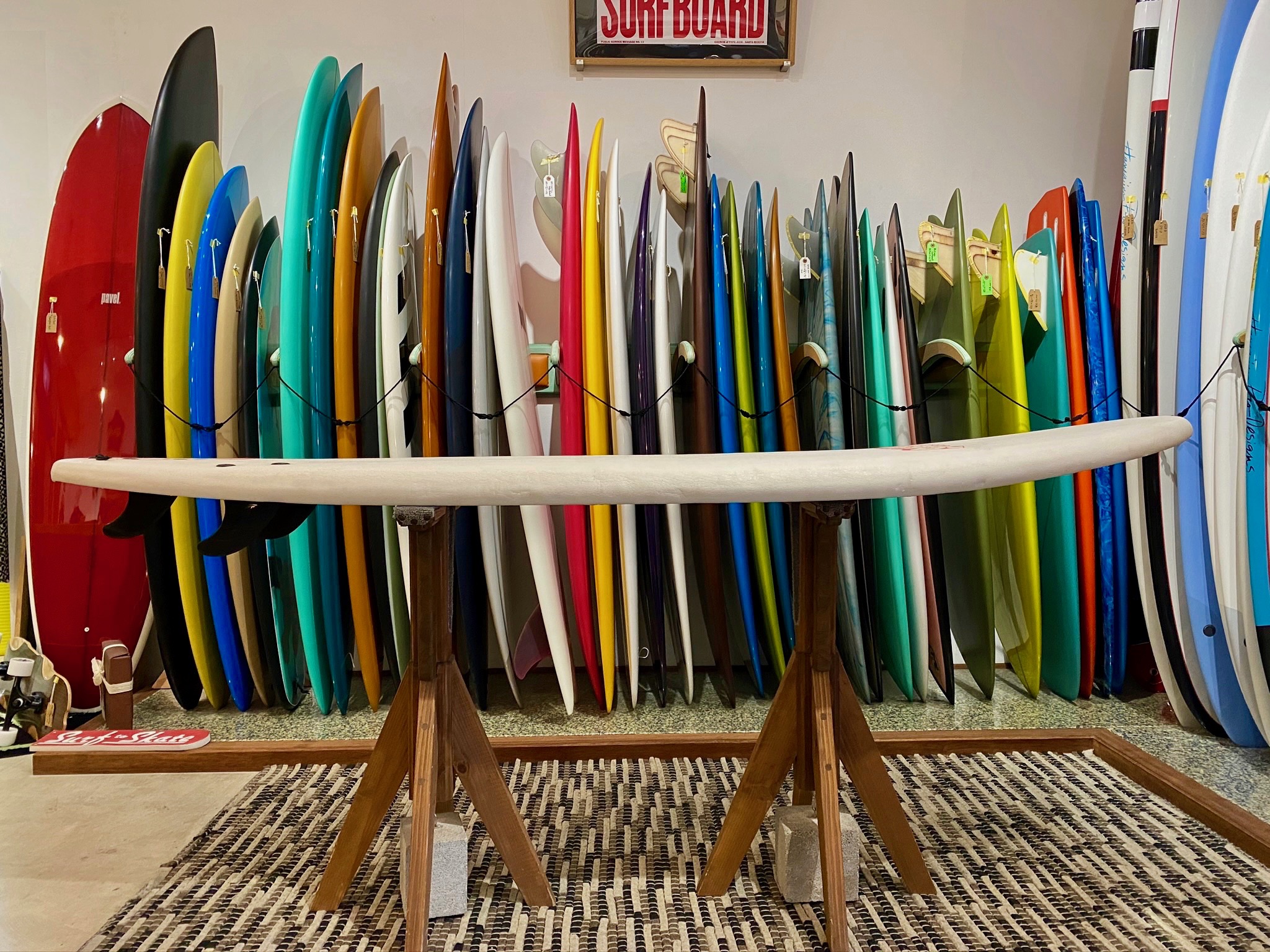 USED ( LOG 7.6 Barry McGee and Josh Lazcano Tri Fin