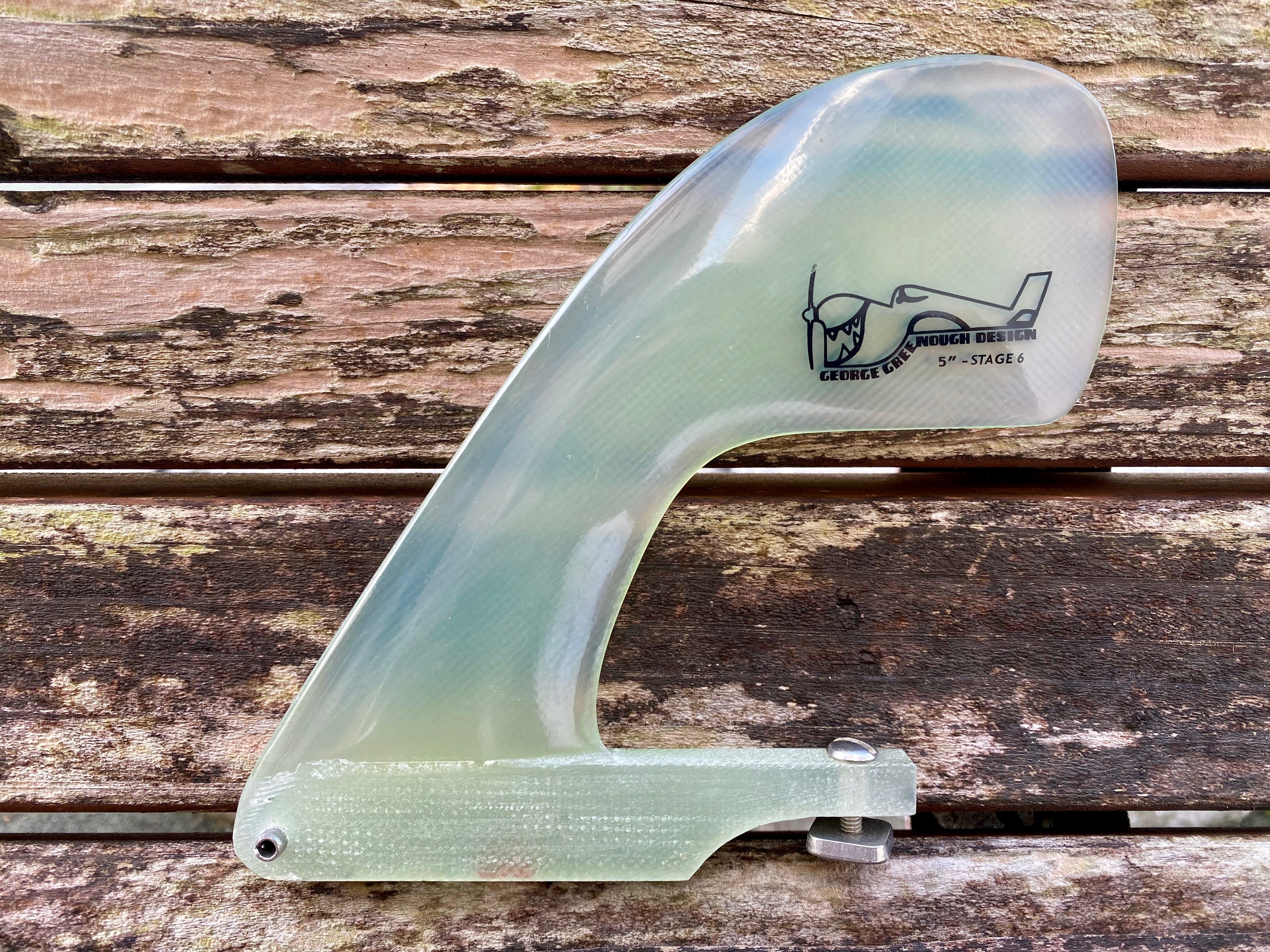 USED FIN 5.5 STAGE6 Clear【TRUE AMES FIN】|Okinawa surf shop YES SURF