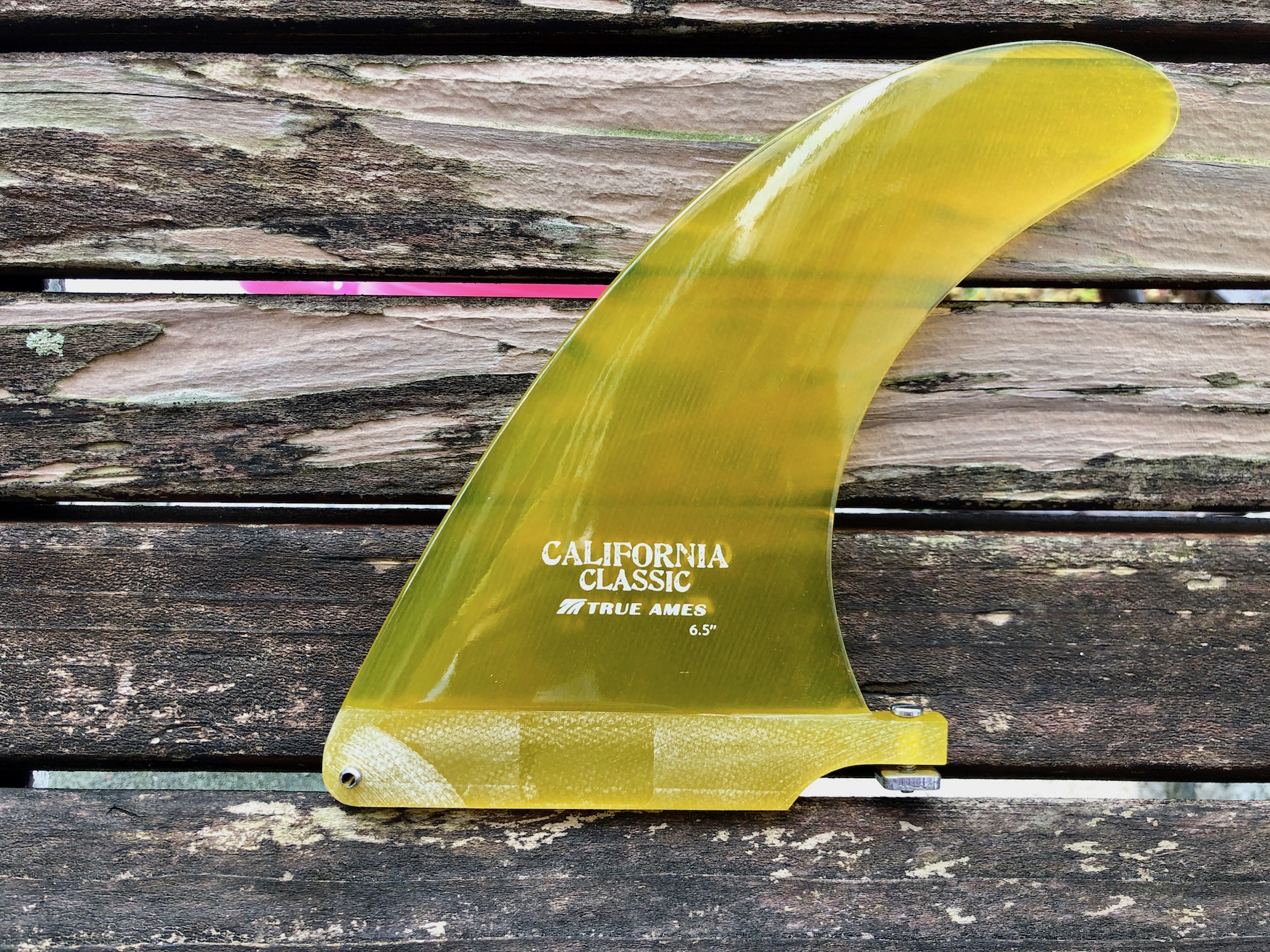 6.5 yellow CALIFORNIA CLASSIC 【TRUE AMES FIN】|Okinawa surf shop YES SURF