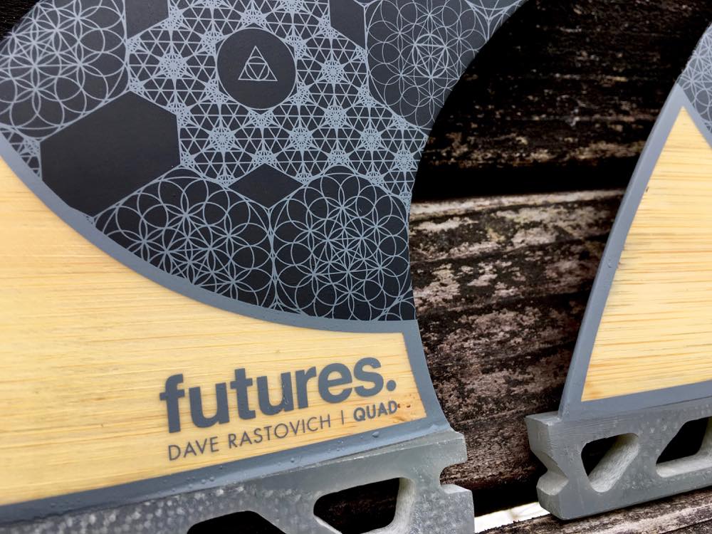 FUTURE FIN RTM HEX BAMBOO RASTA QUAD|沖縄サーフィンショップ「YES