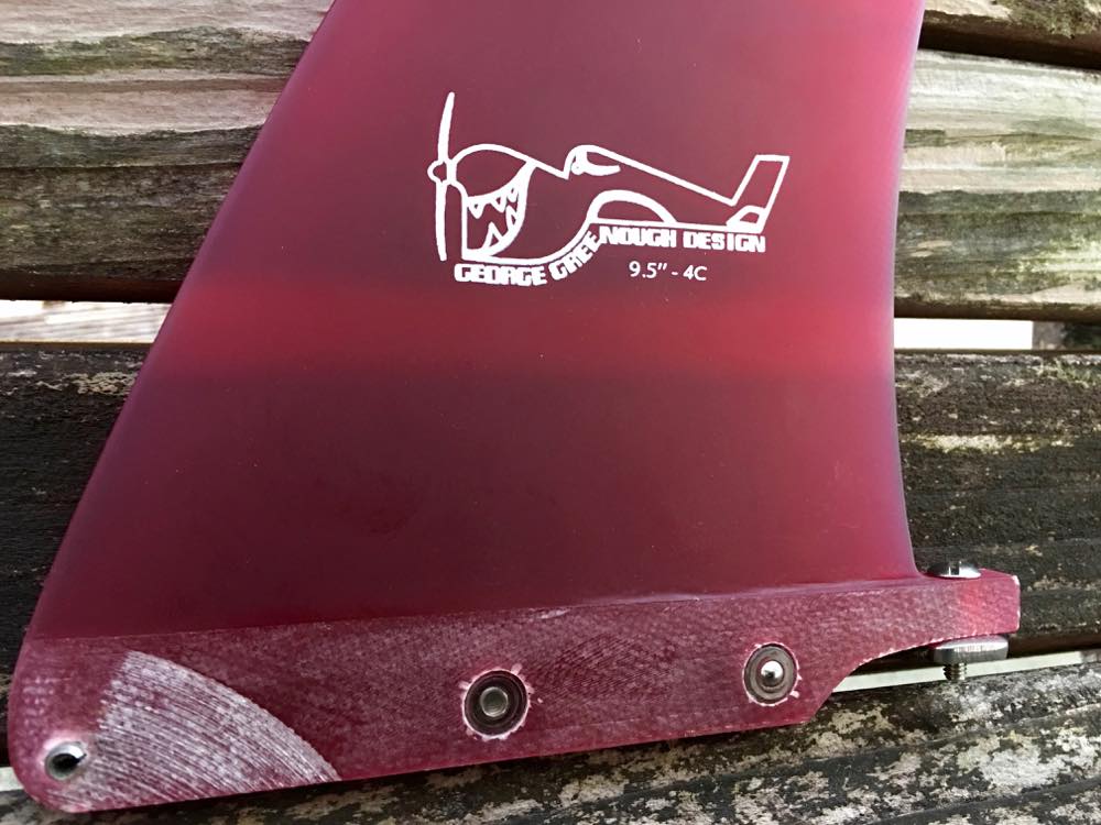 4C 9.5 Red Kumano System George Greenough Design 【TRUE AMES FIN