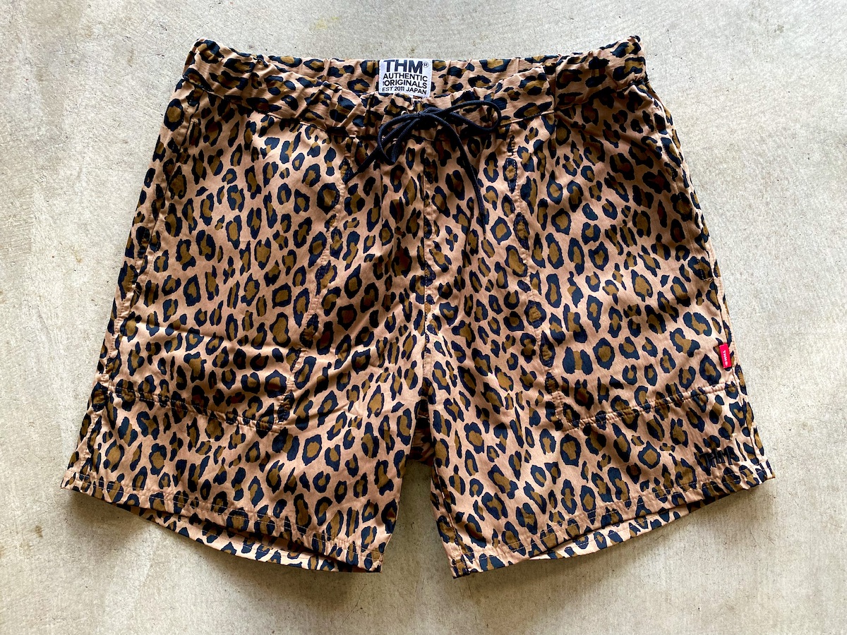2023 [THE HARD MAN] Leopard easy shorts Brown|Okinawa surf shop